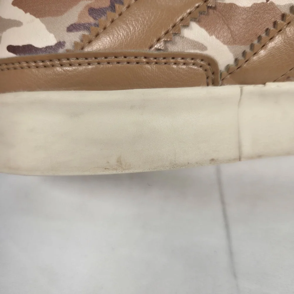 Adidas G66211 Original Top Court Hi Mens US 9 Brown Camo Big Stripes Sneakers